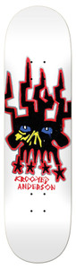 Krooked Manderson Skull King Deck 8.38 - Skateboard Deck