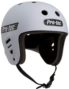 Pro Tec Full Cut Skate Matte White S - Skateboard Helmet