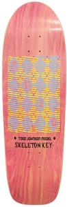 Skeleton Key Todd Johnson Tojo Pro Shaped Deck 9.60 - Skateboard Deck