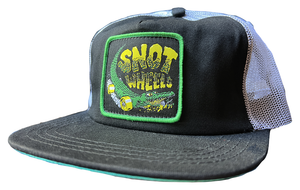 Snot Gator Patch Trucker Hat Black/white - Skateboard Hat
