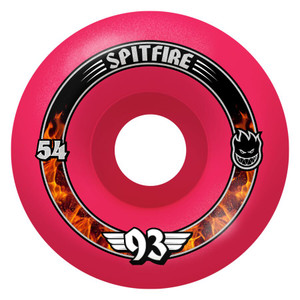 Spitfire Formula Four Radials Pink 56mm 93d (set Of 4) - Skateboard Wheels