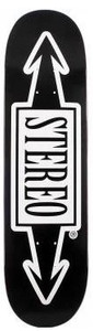 Stereo Team Arrow Black Deck 8.25 - Skateboard Deck