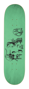 The Heated Wheel Mid July Deck 8.75 - Skateboard Deck