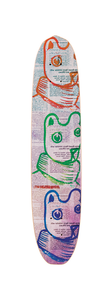 The Heated Wheel Polarizer Barstow Alleyway Deck 6.00 X 27.50 - Skateboard Deck