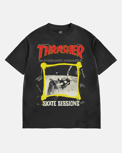 Thrasher December 1983 Vintage Black Ss M - Skateboard Tshirt