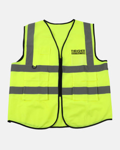 Thrasher Destruction Safety Green Vest Xl - Skateboard Sweatshirt