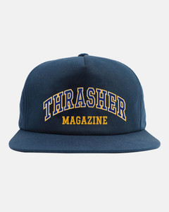 Thrasher Dropout Snapback Hat Navy - Skateboard Hat