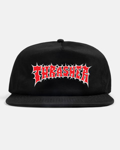 Thrasher Spikey Snapback Hat Black - Skateboard Hat