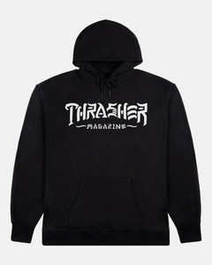Thrasher Thrash & Destroy Black Hd/swt L - Skateboard Sweatshirt