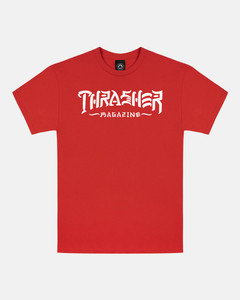 Thrasher Thrash & Destroy Red Ss M - Skateboard Tshirt