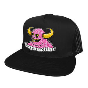 Toy Machine Brain Monster Mesh Hat Black - Skateboard Hat