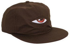 Toy Machine Sect Eye Snapback Hat Brown - Skateboard Hat