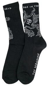 Toy Machine Void Socks Black - Skateboard Socks