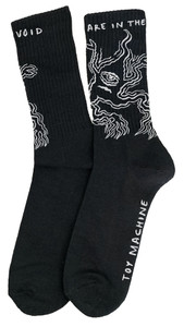 Toy Machine Void Socks Black - Skateboard Socks