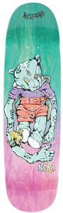Welcome Nora Teddy On Sphynx Shaped Deck 8.80 X 31.85 - Skateboard Deck