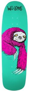 Welcome Sloth On Slappy Slap Shaped Deck 9.50 X 32.31 X - Skateboard Deck