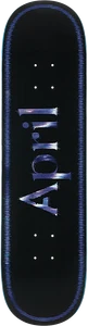 April Og Logo Fractured Deck-8.5 Twin - Skateboard Deck