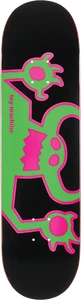Tm Original Monster Deck-8.25 Blk/neon Grn/pink - Skateboard Deck
