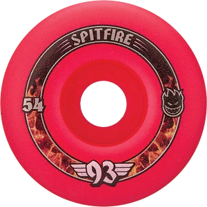 Sf F4 93a Radial 54mm Pink - Skateboard Wheels (Set Of Four)