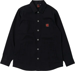 Sf Classic '87 Swirl Shirt Jacket M-black - Skateboard Jacket