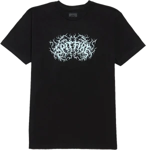 Sf Deathmask Script Glow Ss Xxl-black - Skateboard Tshirt