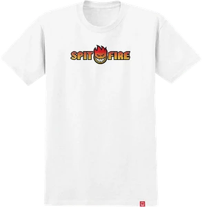 Sf Og Split Fade Fill Ss L-white - Skateboard Tshirt