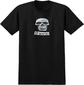 There Skull Ss M-black/black/white Print - Skateboard Tshirt