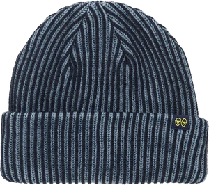 Krk Eyes Cuff Beanie Navy/blue/yellow - Skateboard Beanie