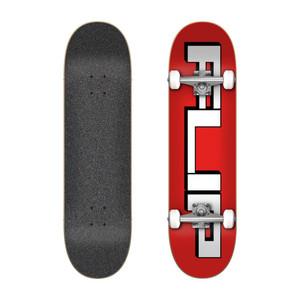 Flip Square Logo Red Complete 8.0 - Complete Skateboard