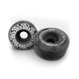 Flip Cutback Hypnotic Rollers Swirl 55mm 99a - Skateboard Wheels (Set Of Four)