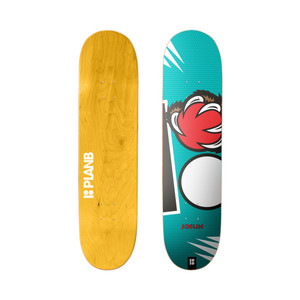 Plan B Joslin Grizz Twin Tail Deck 8.0 - Skateboard Deck