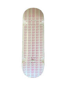 Alva Team Popsicle White Pink Og Multi Logo Wheel Wells Deck 10.0 X 33.0 - Skateboard Deck