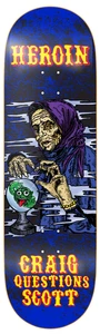Heroin Craig Questions Ko2 Fortune Teller Deck 9.25 - Skateboard Deck