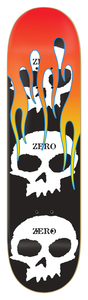 Zero Team 3 Skull Flames Deck 8.25 - Skateboard Deck