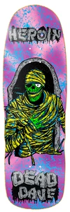 Heroin Dead Dave Ko2 Mummy Shaped Deck 10.125 - Skateboard Deck