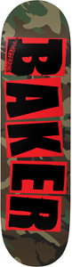 Baker Tyson Peterson Brand Logo Camo Deck 8.25 - Skateboard Deck