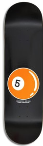 5 Boro Anderson 5ball Black Deck 8.25 - Skateboard Deck