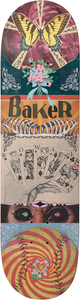 Baker Rowan Zorilla Ephemera Deck 8.125 - Skateboard Deck