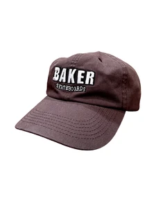 Baker Classic Logo Dad Hat Brown - Skateboard Hat