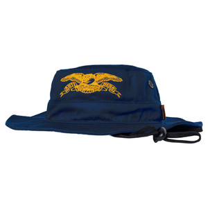 Anti-hero Basic Eagle Boonie Hat Navy/orange - Skateboard Hat
