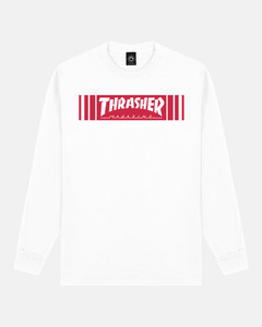 Thrasher Bar White Ls Xl