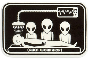Alien Workshop Abduction Sticker