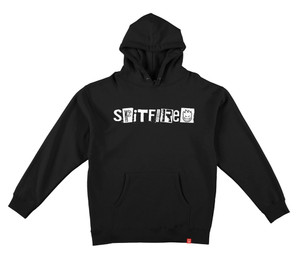 Spitfire Ransom Ii Black/white Hd/swt Xl - Skateboard Sweatshirt