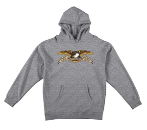 Anti-hero Eagle Heavyweight Heather Grey Hd/swt M - Skateboard Sweatshirt