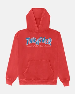 Thrasher Parra Mag Vintage Red Hd/swt L - Skateboard Sweatshirt