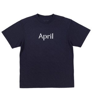 April Og Logo Navy Ss Xl - Skateboard Tshirt