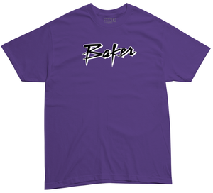 Baker Purple Pain Purple Ss M - Skateboard Tshirt