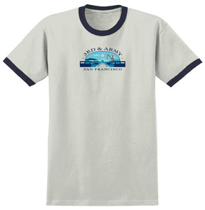 Real 3rd And Army Natural Ringer Ss Xl - Skateboard Tshirt