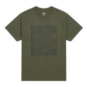 Alien Workshop Watcher Wheel Fatigue Green Ss Xl - Skateboard Tshirt