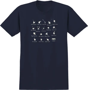 Anti-hero Damn Pigeons Navy Ss M - Skateboard Tshirt